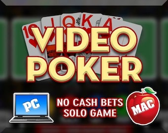 No-Cash-Bets Video Poker - Solo Game Software