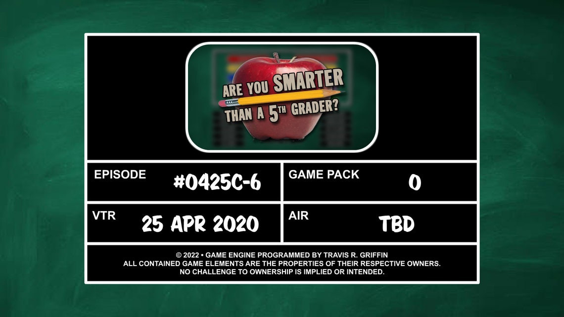 Are You Smarter Than A 5th Grader Game Show Software Etsy Are You Smarter Than A 5th Grader Game Show Software Etsy