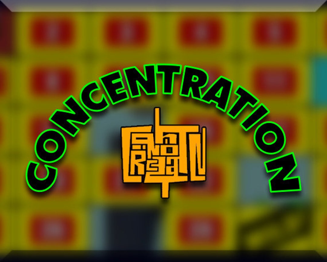 Concentration Game Show Software - Etsy