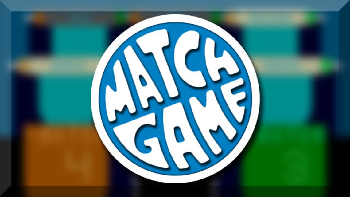 Match Game Game Show Software - Etsy