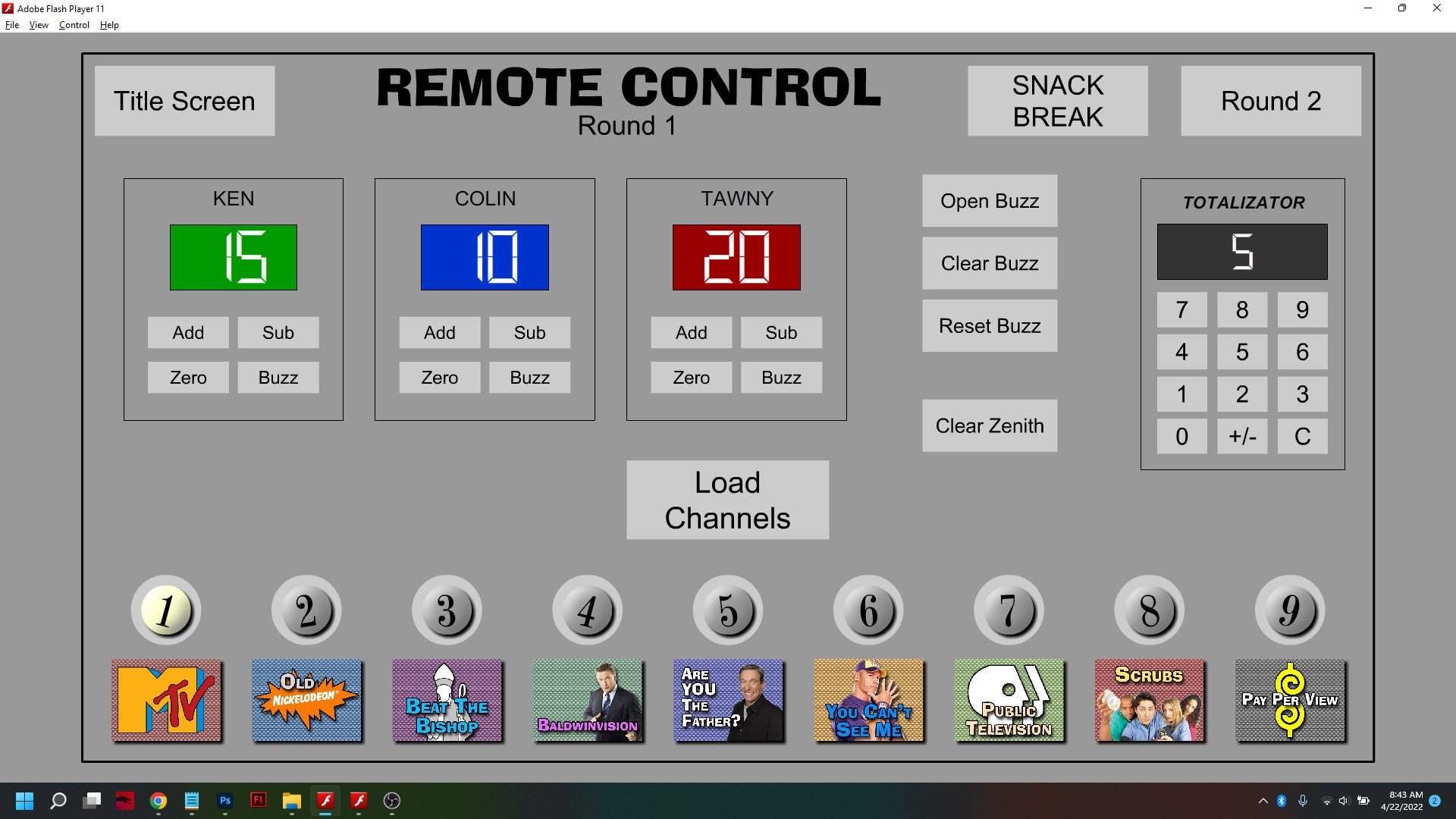 Remote Control Game Show Software Etsy