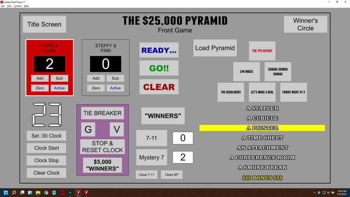 Pyramid - Game Show Software - Etsy
