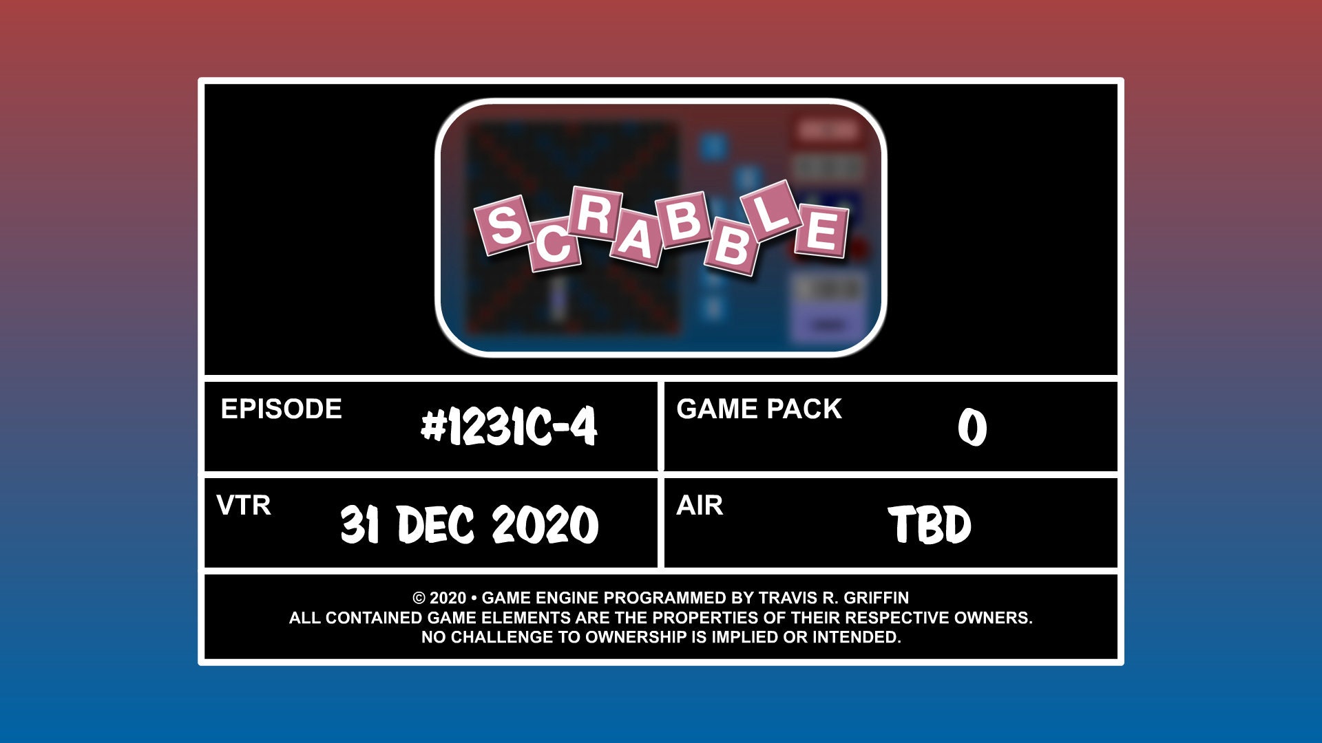 Scrabble Game Show Software Etsy