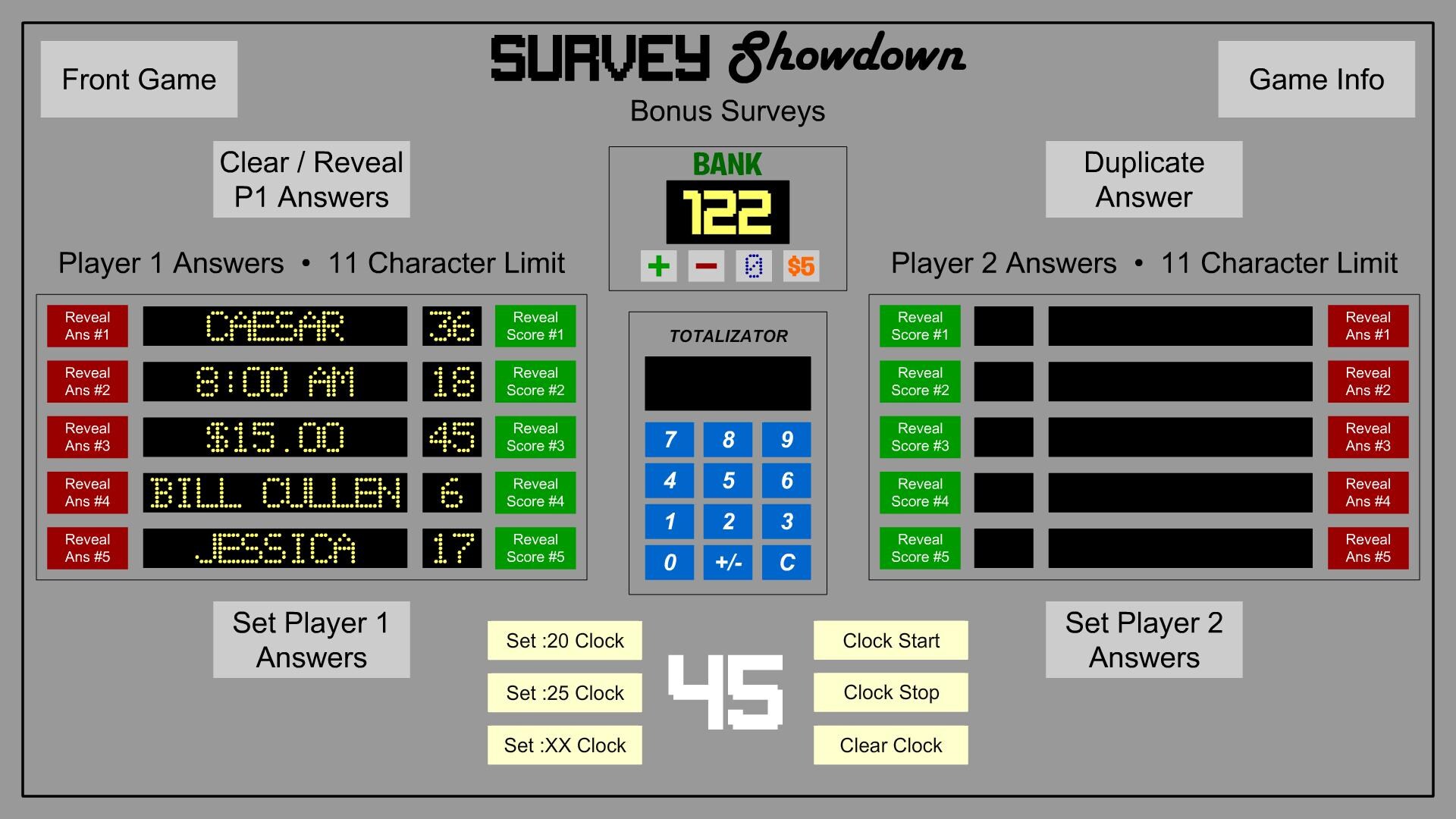Survey Showdown - Game Show Software - Etsy