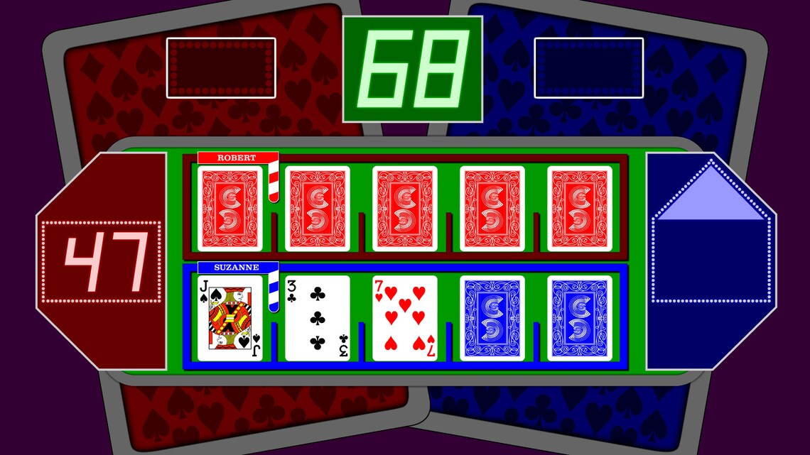 Card Sharks Game Show Software Etsy