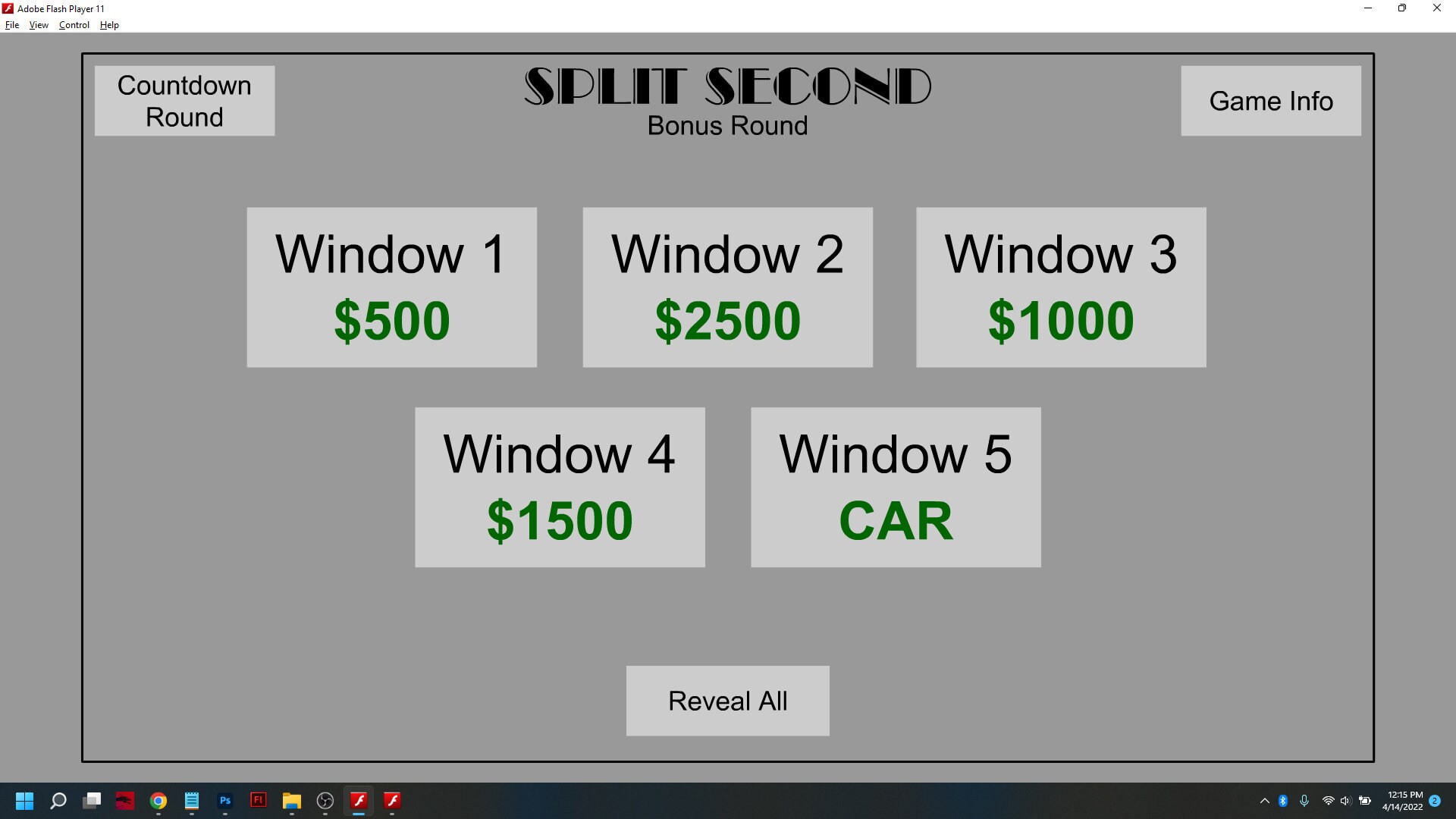 Split Second R4 Software Split Second Game Show Software - Etsy