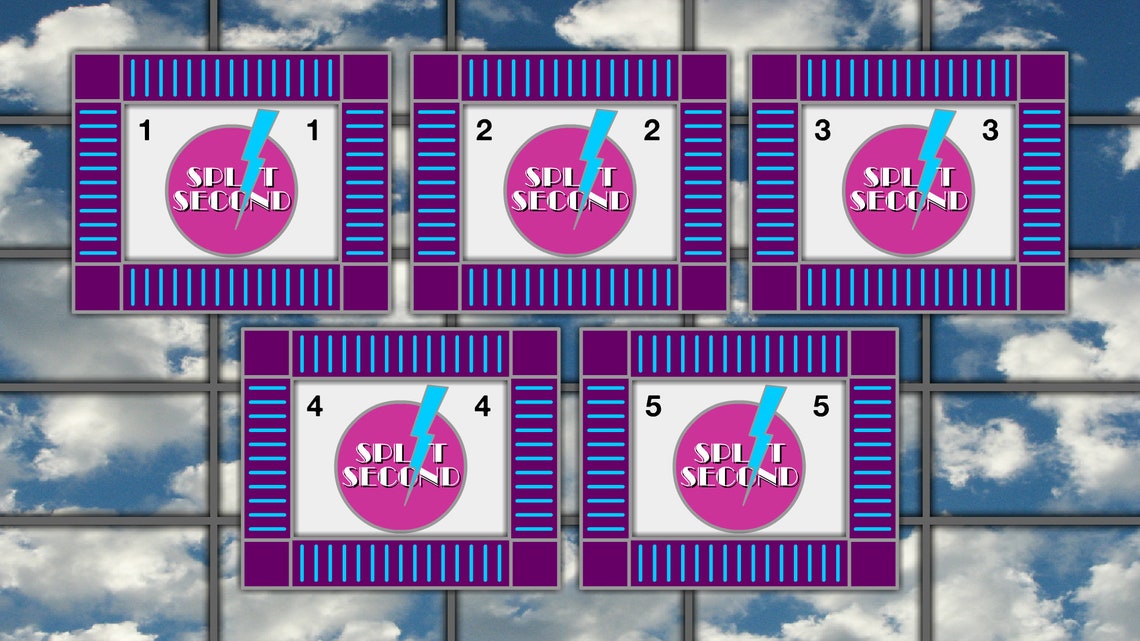 Split Second Game Show Software Etsy