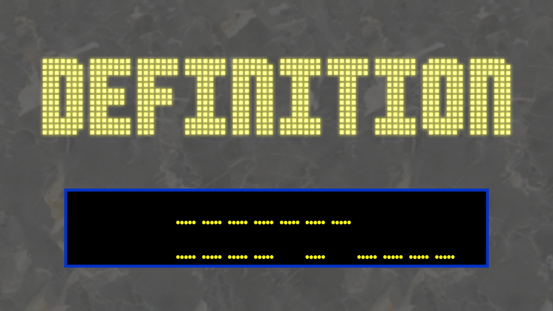 Definition Game Show Software Etsy