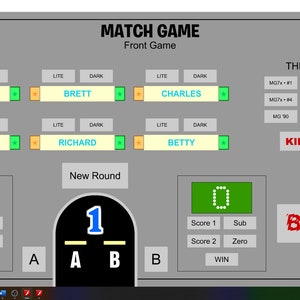 Match Game - Game Show Software - Etsy