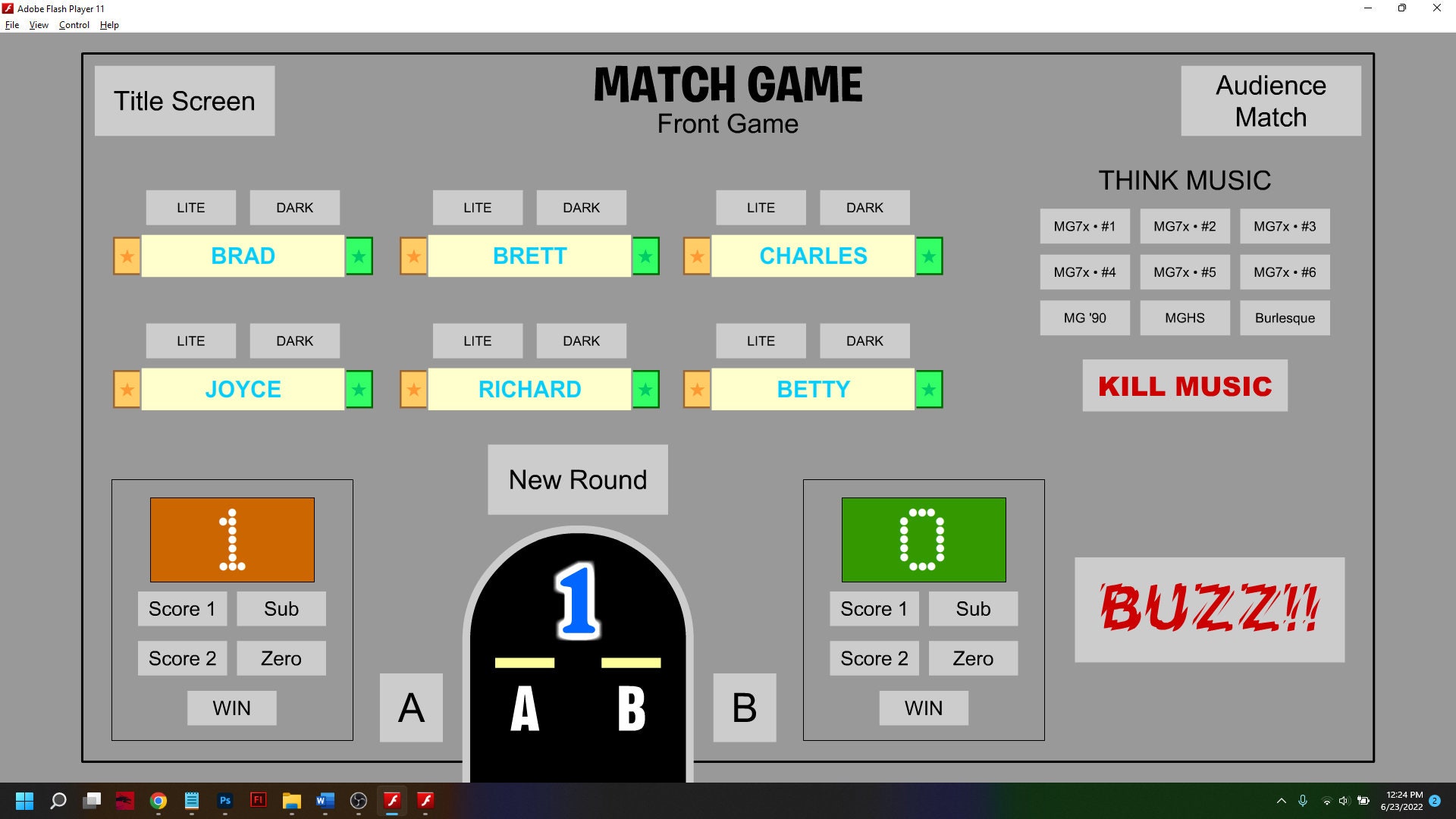 Match Game Game Show Software Etsy