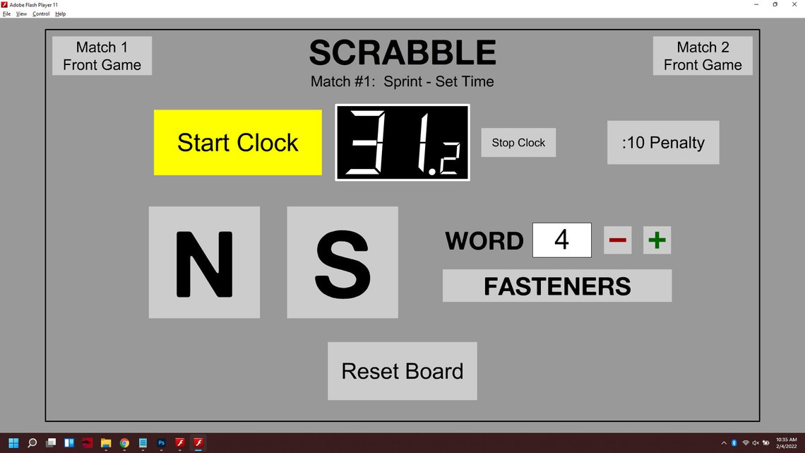 Scrabble Game Show Software Etsy