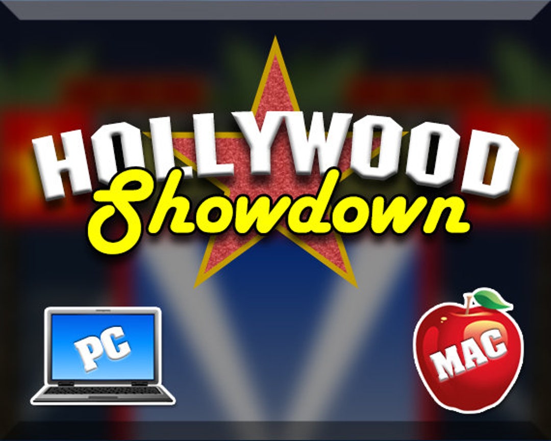 Hollywood Showdown Game Show Software Etsy