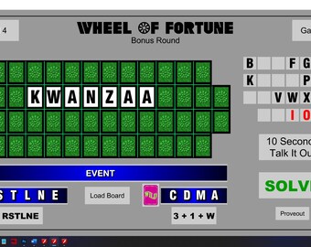 Wheel of Fortune: Retro Edition - Game Show Software - Etsy