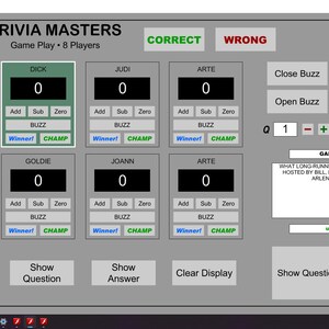 Trivia Masters - Game Show Software - Etsy