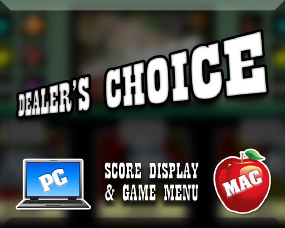 Dealer's Choice Game Show Software Etsy