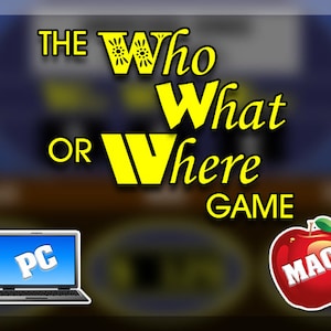 The Who What or Where Game - Game Show Software