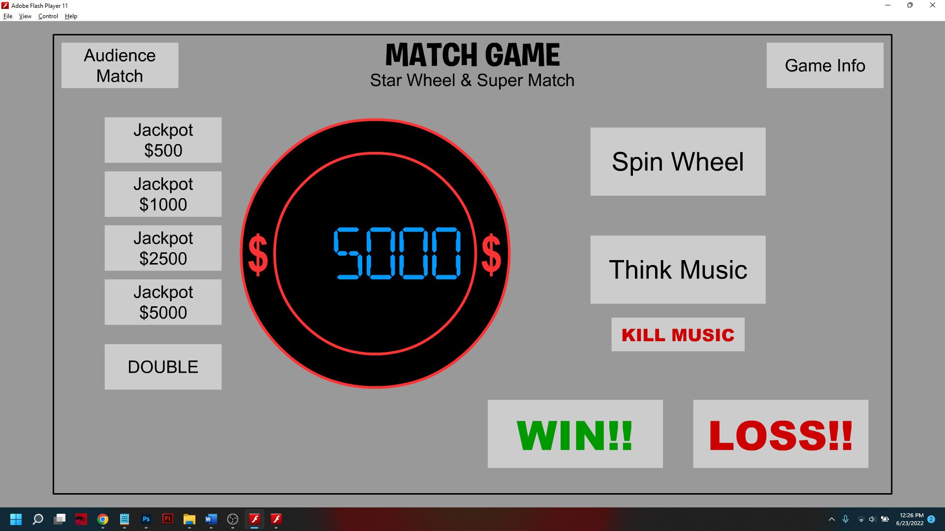 Match Game Game Show Software Etsy