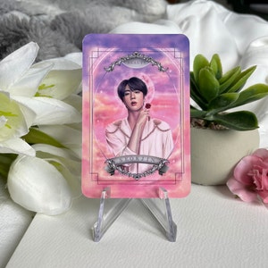 BTS Jin Photocard - BTS Jin Fanart Merch Photocard Room Decor for BTS Army and Jin Fans