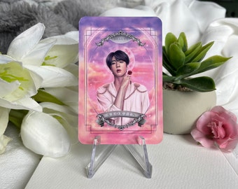 BTS Jin Photocard - BTS Jin Fanart Merch Photocard Room Decor for BTS Army and Jin Fans
