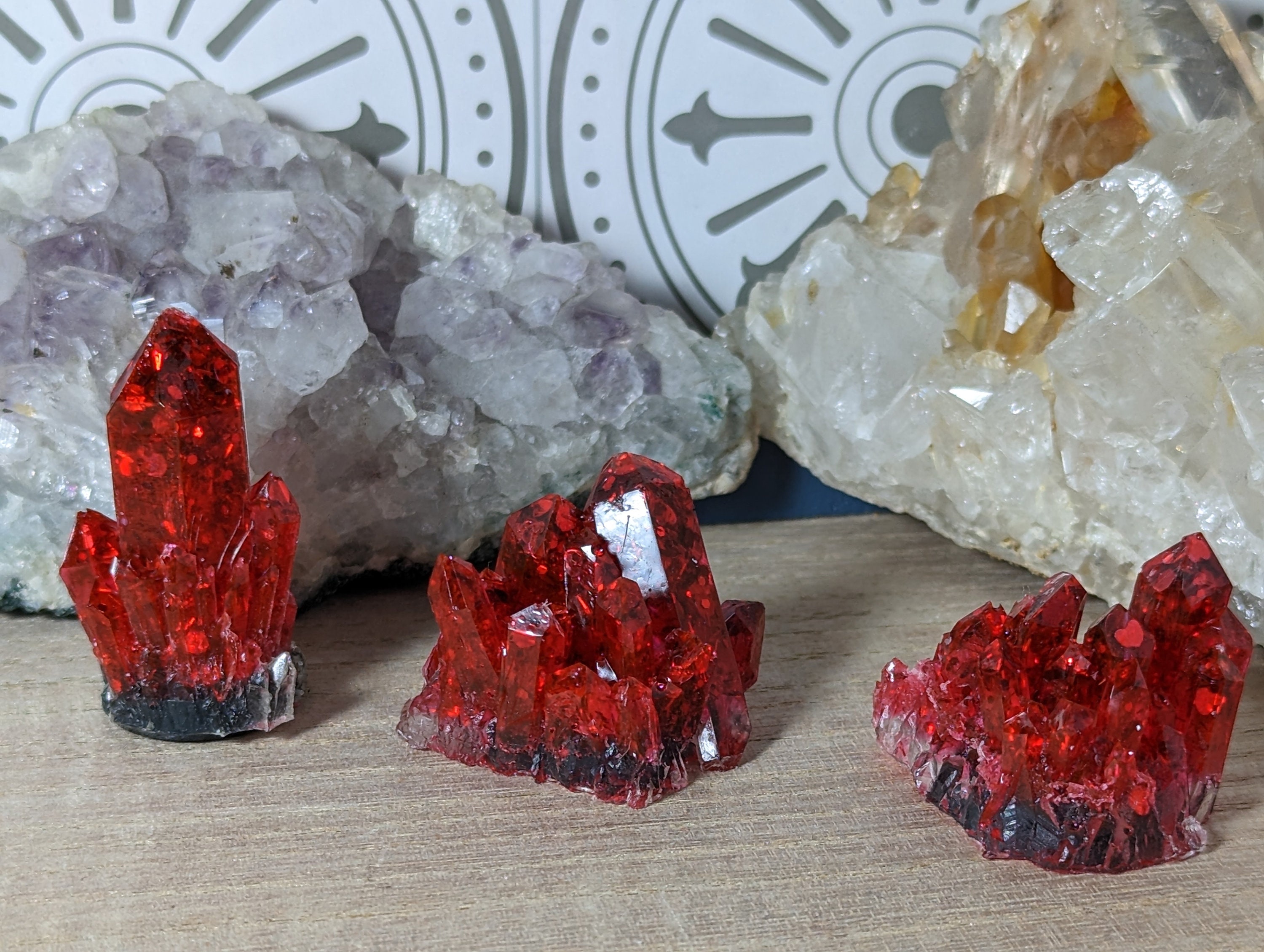 Ruby Falls Magnets Ruby Glitter Magnets: Crystal, Heart & Succulent Fridge Decor - Etsy