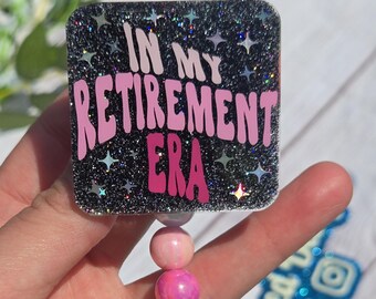 Nurse retirement Pharmacy Tech Medical Assistant Nursing badge pharmacy badge reel principal gift funny badge reel phlebotomy NICU badge ree