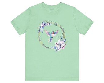 Hummingbird shirt Inspirational tshirt Bird Nerd shirt Birder gift