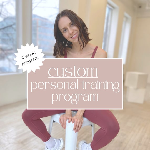 Custom Workout Program Personal Training Workout Routine for Women at Home or Gym Workout Strength Training exercise Nutrition Plan Etsy