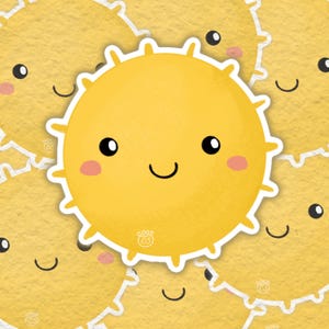 Météo| Résistant à l'eau| Autocollants en vinyle | Ensoleillé| Nuageux| Il pleut| Lune| environ 3 x 3 po.