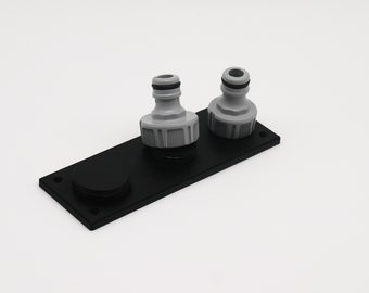 Camping water connections storage | Camper gadget | Campsite water adapter | Adapter | suitable for Gardena and others | Workshop