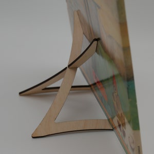 Vinyl record stand | Stand | LP display | DP holder | Wood | Wood