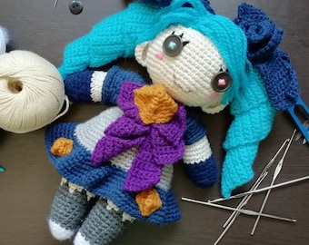 Gwen League of Legends amigurumi DIGITAL ENGLISH PATTERN