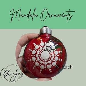 Mandala Art Round Disc Ornament – One of a Kind