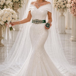 wedding dress with green belt Bridesmaid Dress Dusty Sage 2026 V-neck Long Chiffon Short Sleeves