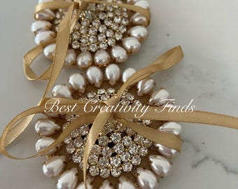 Wrap main henné Crystal Pearl - Housse de mariée Mehndi (vendue à l'unité)