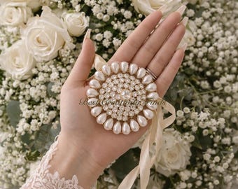 Couvre-mains de mariée afghans perlé : écharpe de mariage au henné pour une nuit