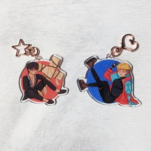 Trigun Stampede Vash Wolfwood Acrylic Charm