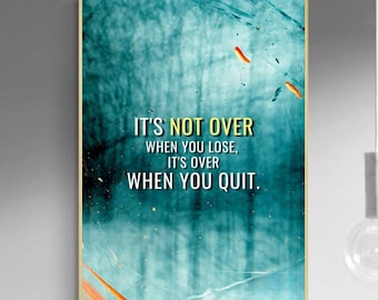 Inspirational Canvas Painting: Modern Motivational Wall Art
