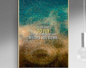 Inspirational Canvas Painting: Modern Motivation Wall Art