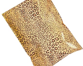 14x17" - Leopard 20 qty | Mailer | Animal Print | Business Mailer | Wrapping | Shipping Bag | Cheetah