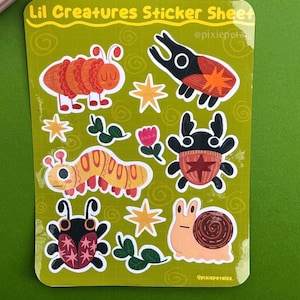 Little Creatures Sticker Sheet
