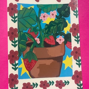 Flower Pot Art Print