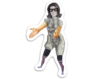 Donna Vinyl sticker - laptop sticker,  water bottle sticker, waterproof stickers, weatherproof sticker, art sticker