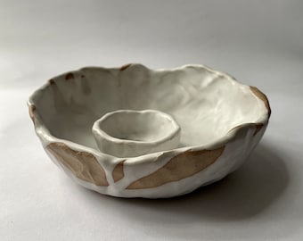 White Olive Dish