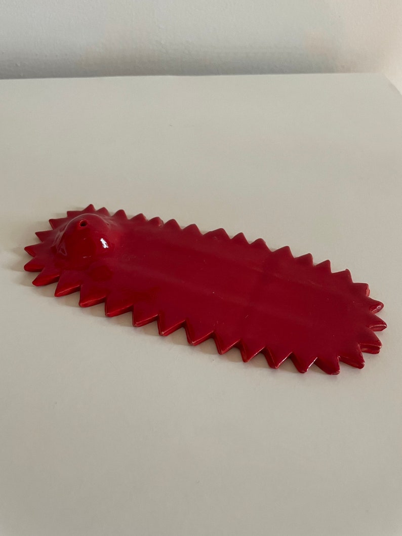 Red Spiky Incense Holder image 3