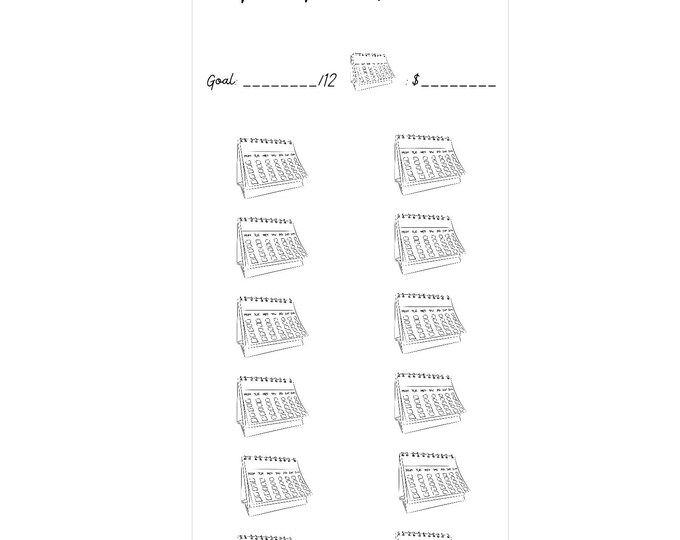 Budget -Month Ahead Printable Insert
