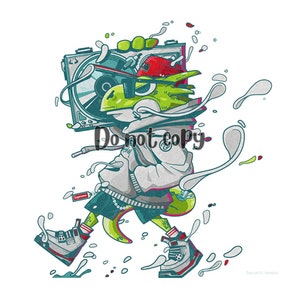 Coole dj muziek sublimatie png digitale download