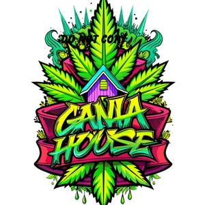 Marijuana house sublimation png digital download