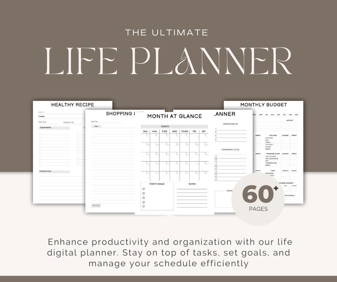 Digital Life Planner - Etsy