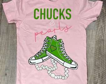 chucks and pearls moletom com capuz