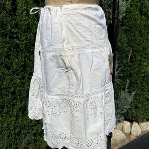 Vintage Rose Eyelet Skirt